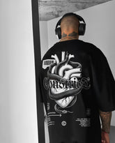 Heart Less Oversized Graphic Tee